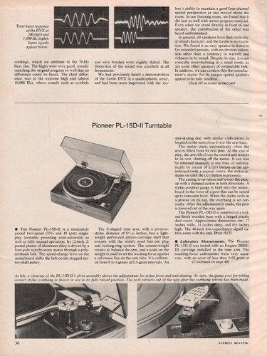 Pioneer 15d ii turntable - pl-15d-ii,
